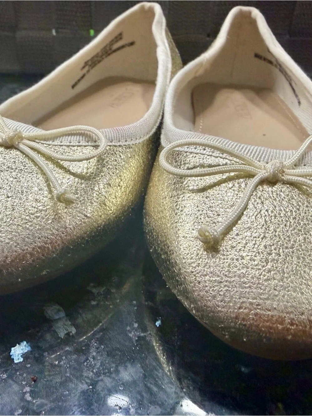 J.Crew Toddler Girls Gold Ballet Flats – Size 11  Kidcore QuietLuxury Fairycore